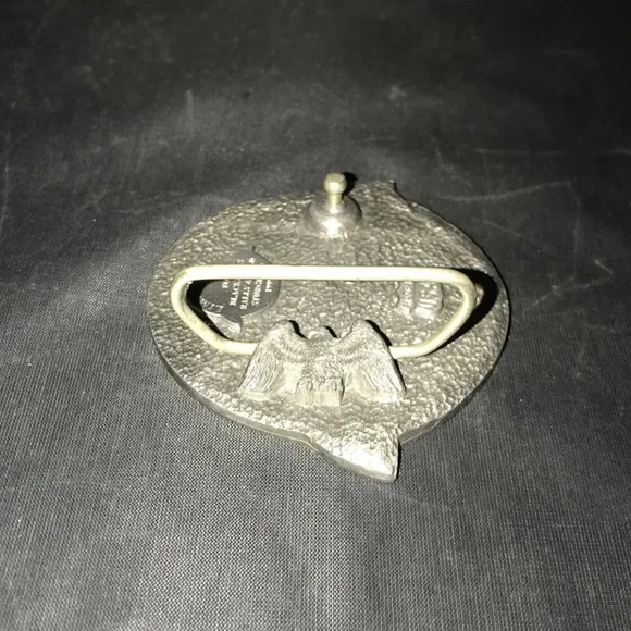 1999 Pewter Belt Buckle Black Hills Motor Classic Sturgis - Rally & Races S.D. - Picture 4 of 12